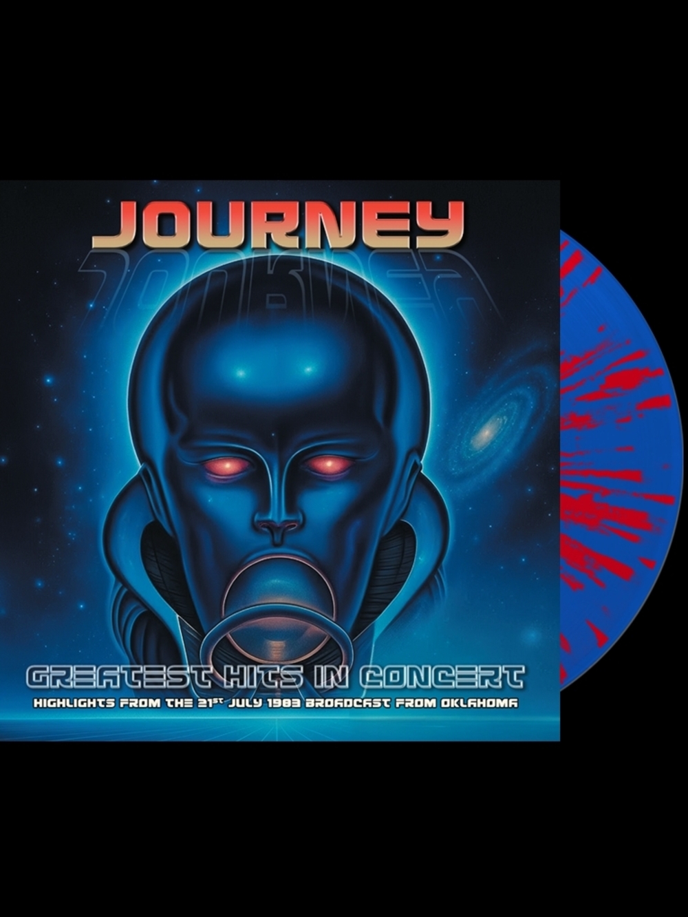 Journey Greatest Hits In Concert Vinyl - Blue & Red Splatter